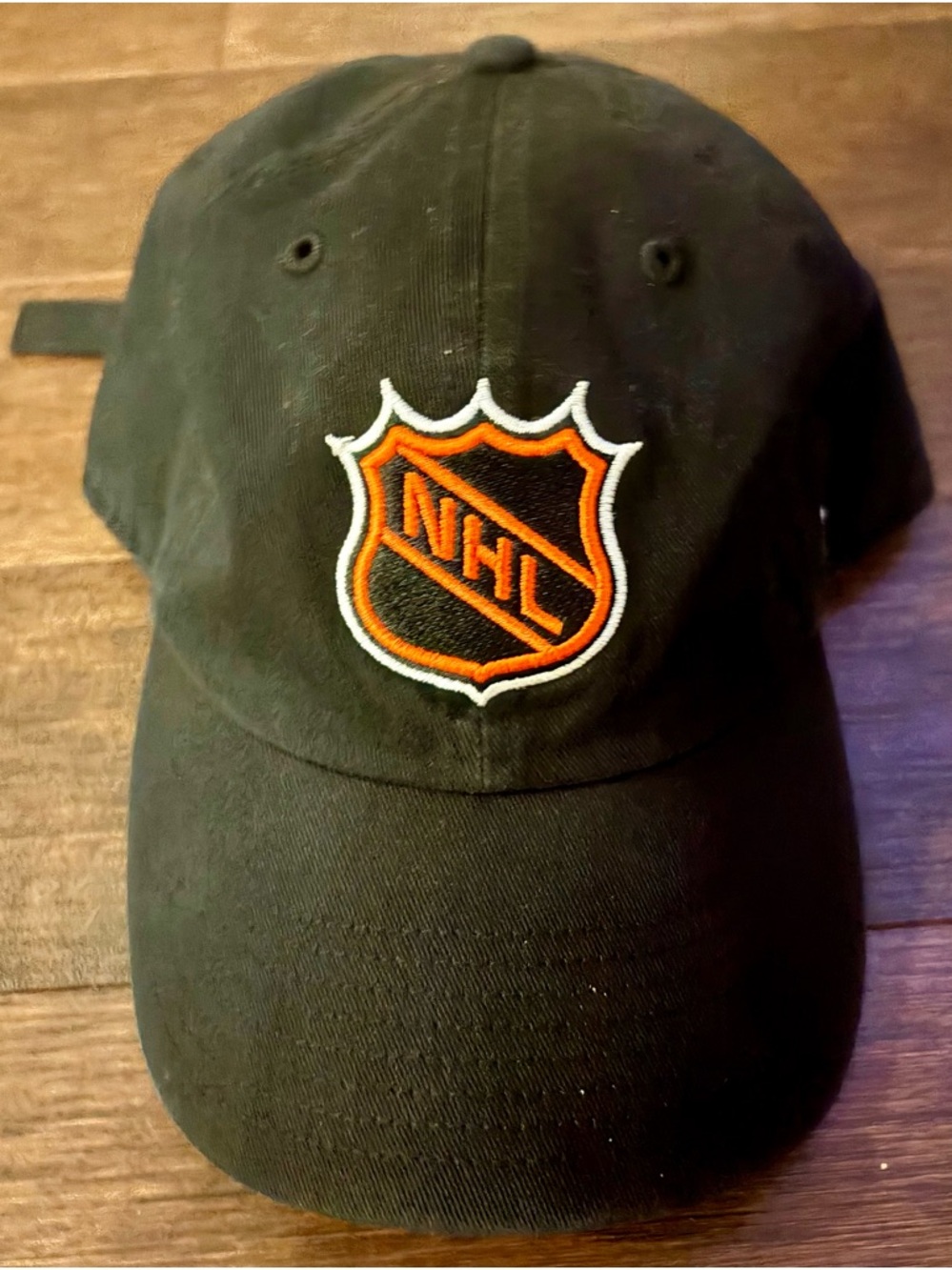 47 Brand Vintage NHL Clean Up Hat! NHL Shield Logo 1990-2005 Dad Cap Retro Rare